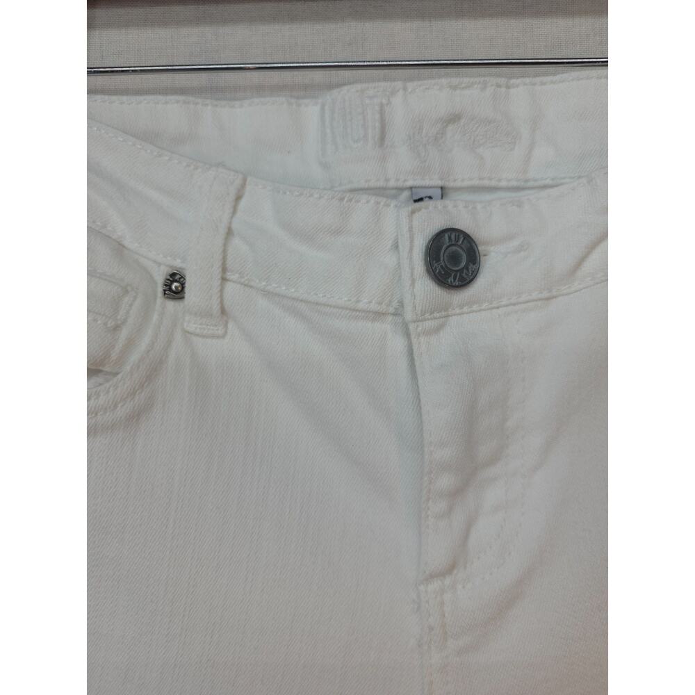 Kut from the Kloth Sienna Skinny White Jeans Size 6 Mid Rise Slimming - Picture 3 of 7